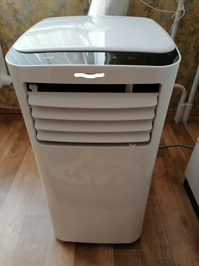 Mobile air conditioner - heat removal - My, mobile air conditioner, Styrofoam, Longpost