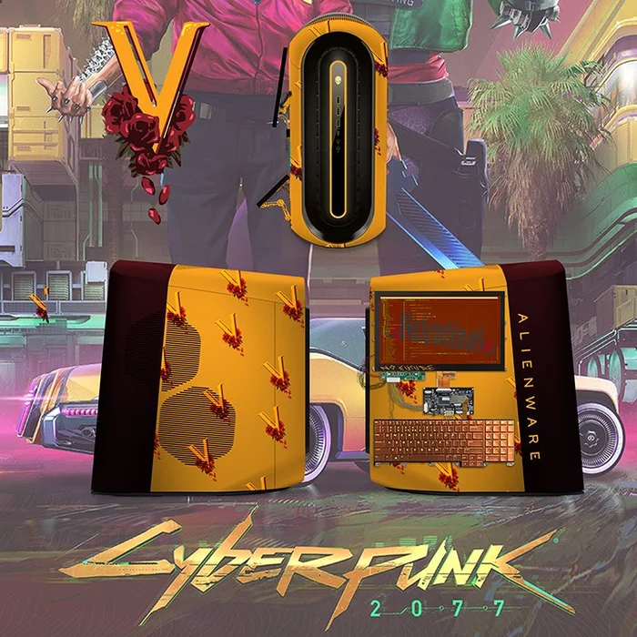 Cyberpunk 2077: #CyberUpYourPC - Cyberpunk 2077, Моддинг, Компьютер, Alienware, Длиннопост, Серия Cyberpunk 2077