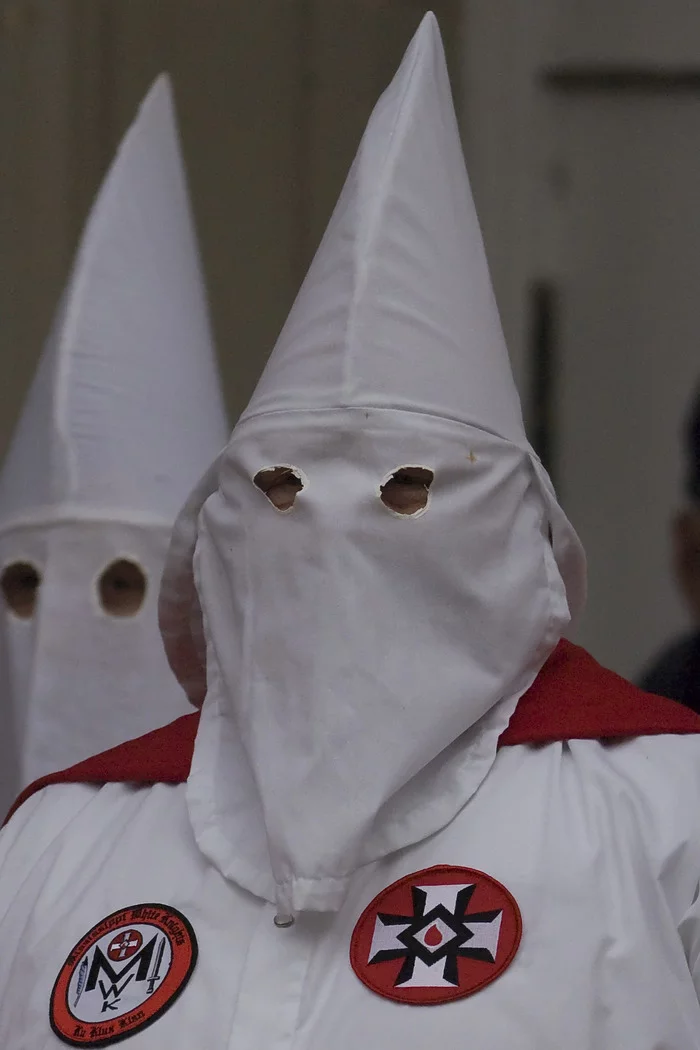 Connections with events in the USA, I propose to introduce a new uniform for white American police officers - USA, Death of George Floyd, Police, Ku Klux Klan