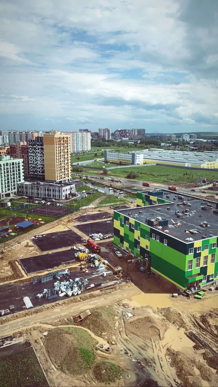 Just a beautiful view from the 15th floor - My, Sky, Height, beauty, Summer, Building