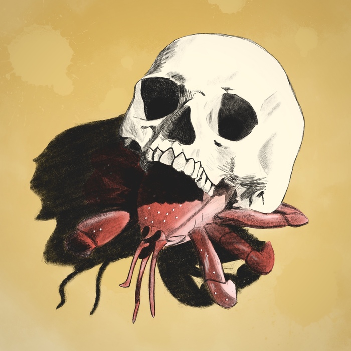 Крабик сидит дома. И ты сиди