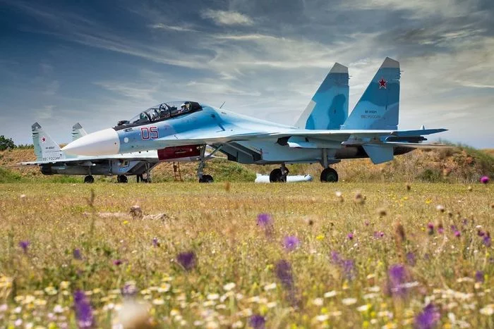 Su-30SM - Airplane, Sou, Aviation, Vks, Summer, Aerodrome, Russian army, The photo, Army