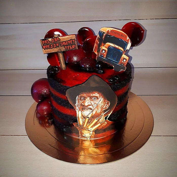 A Nightmare on Elm Street - My, Cake, Freddy Krueger, A Nightmare on Elm Street