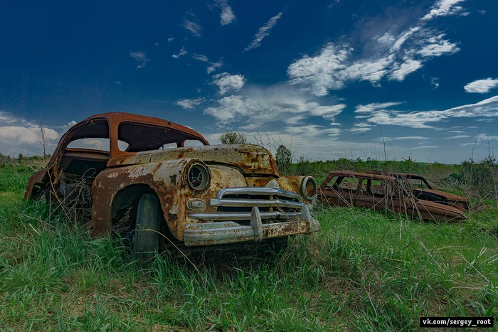 Automobile cemetery in the Tula region - My, Abandoned, Museum, the USSR, Volga, Moskvich, Cemetery, Longpost