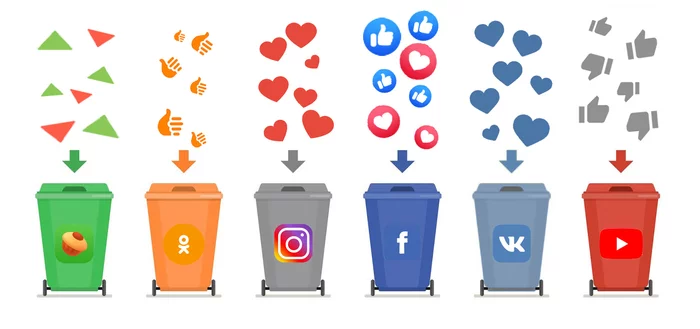 Separate disposal - My, Social networks, Disposal, Humor, Like