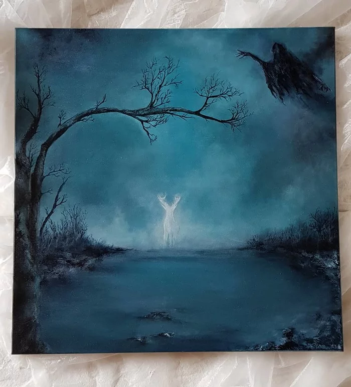 Patronus - My, Patronus, Painting, Harry Potter, Kripota