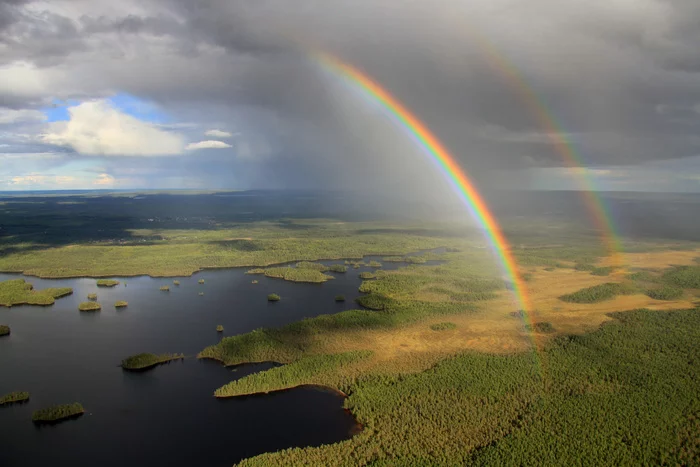 Rainbow over Karelia - Карелия, Russia, Nature, , Russian Geographical Society