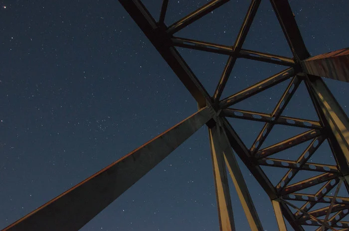 Bridge in the Night 2.0 - My, Bridge, The photo, Night