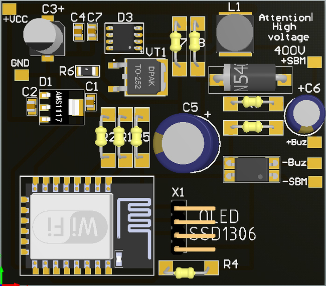 Дозиметр на ESP8266 - Моё, Arduino, Esp8266, Радиация, Дозиметр, Длиннопост