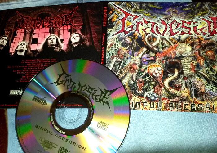GRAVESIDE (Russia)  1993 - Sinful Accession - GS Productions - GSP 176=CD DIGIPAK