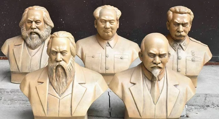 Fourth Congress of Kung Fu Party Sensei - My, Karl Marx, Friedrich Engels, Lenin, Stalin, Mao zedong, Chinese goods, Porcelain, China