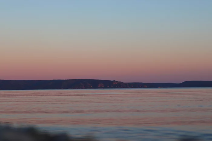 Pink sunset on the banks of the Volga - My, Sunset, The photo, River, Landscape, beauty, Longpost, Volga river