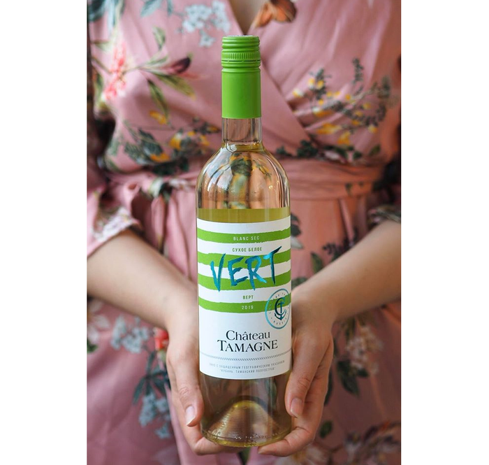 «Зеленое вино» из России - Chateau Tamagne Vert 2019. Разбираемся!