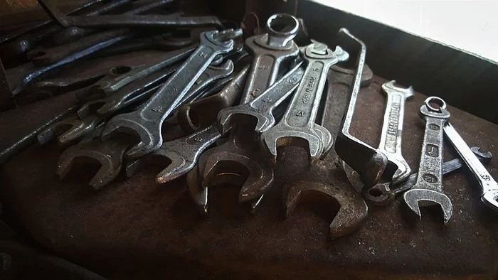 There are never too many keys - My, Wrench, Open-end wrench, Surplus, Tools, Dacha, Longpost