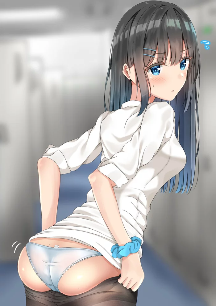 Gorgeous - NSFW, Art, Anime, Hand-drawn erotica, Anime art, Erotic, Booty, Underwear, Pantsu