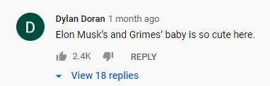 I decided to watch a video of an old song on YouTube. - Comments, Youtube, Elon Musk, Grimes, Daft punk, Clip