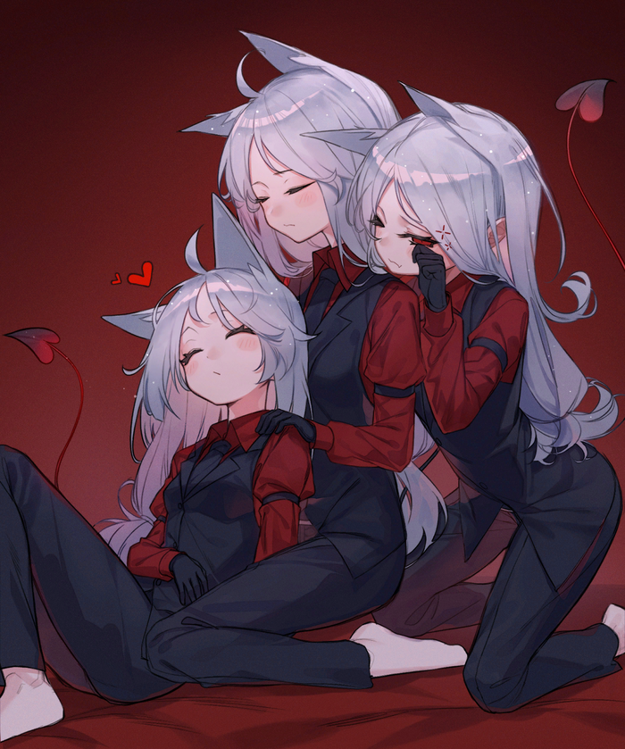 Sleepy hell pups Helltaker, , , 