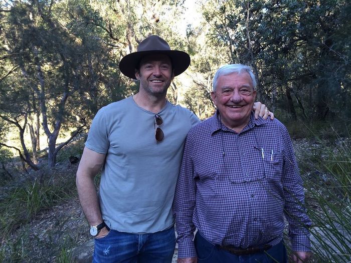 Hugh Jackman with dad - Hugh Jackman, Father's day, Father, Parents and children, The photo