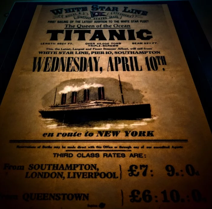 Titanic ticket. Ticket to the next world - My, Titanic, The photo, Original, Story, Tickets