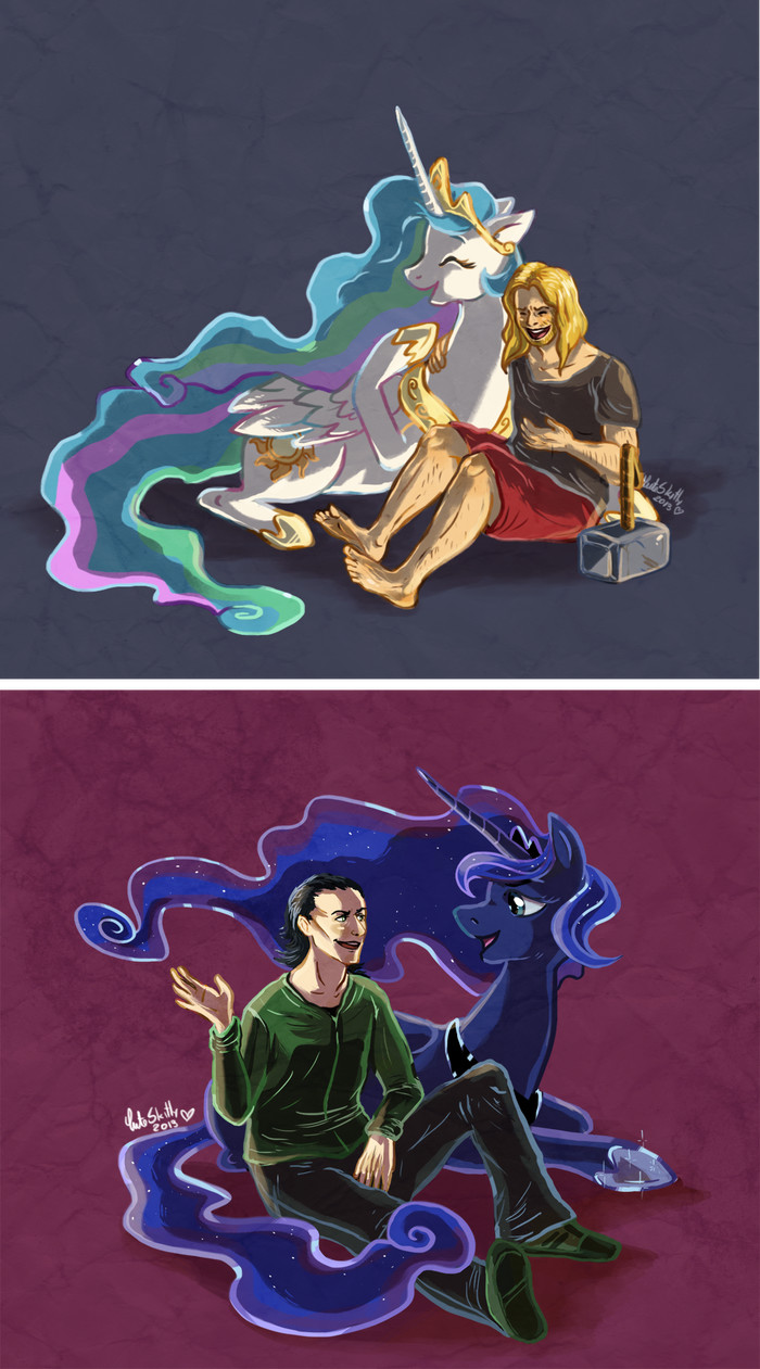    My Little Pony, , Princess Celestia, Princess Luna, , 