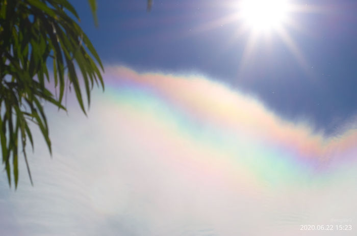 Unusual cloud - My, Halo, Gloria, Atmosphere, Sky, Longpost