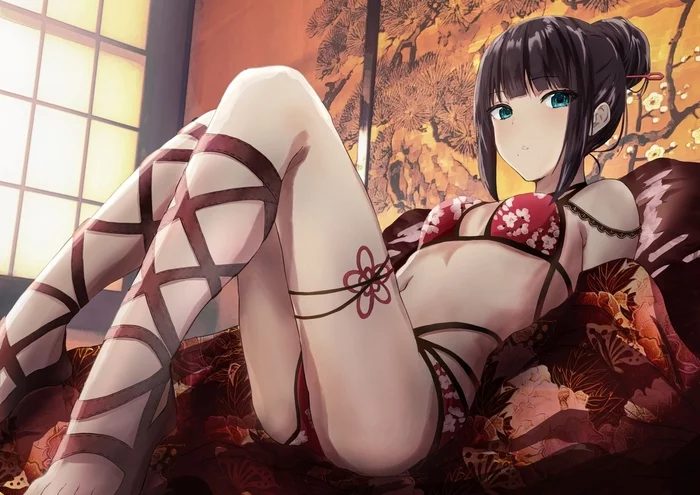 Dia Kurosawa - NSFW, Anime, Art, Anime art, Erotic, Love live! Sunshine !!, Kurosawa Dia, Swimsuit