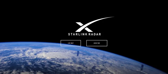 Новый сайт для отслеживания спутников Starlink - SpaceX, Starlink, Спутник, Карты, Космос, Гифка