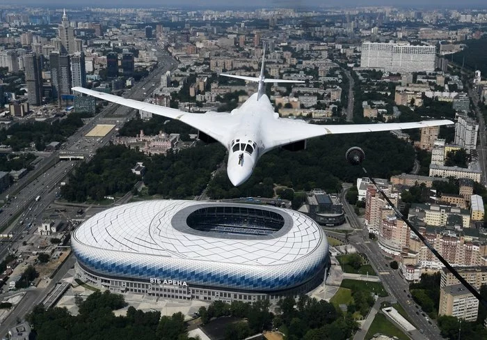 It turned out beautifully - Parade, Tu-160, Dynamo Stadium, The photo