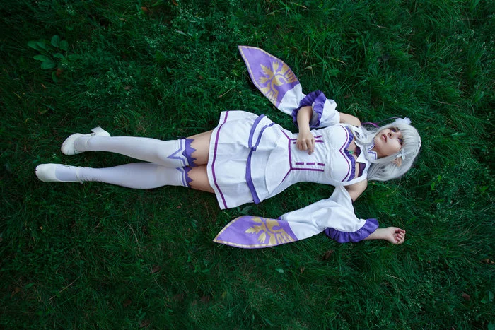 Emilia -Re:Zero.Cosplayer - Faritio.Photo by  White beetle
 - My, Russian cosplay, Cosplay, Re: Zero Kara, Emilia, Anime, Longpost