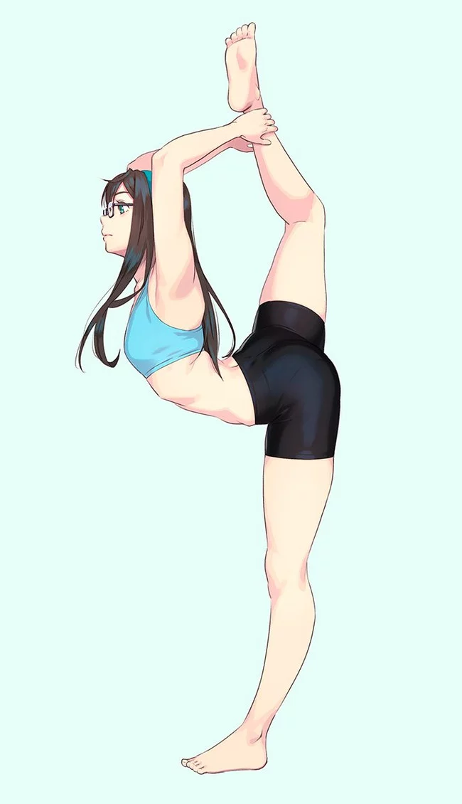 YodoFit - Ooyodo, Anime, Anime art, Fitness, Glasses, Kantai collection