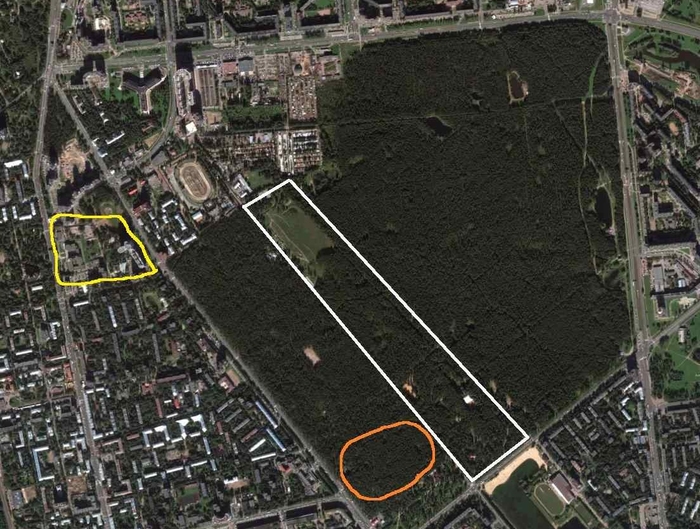 Парк Сосновка :: Небо блокадного Ленинграда Парк Сосновка, История, Длиннопост, Санкт-Петербург