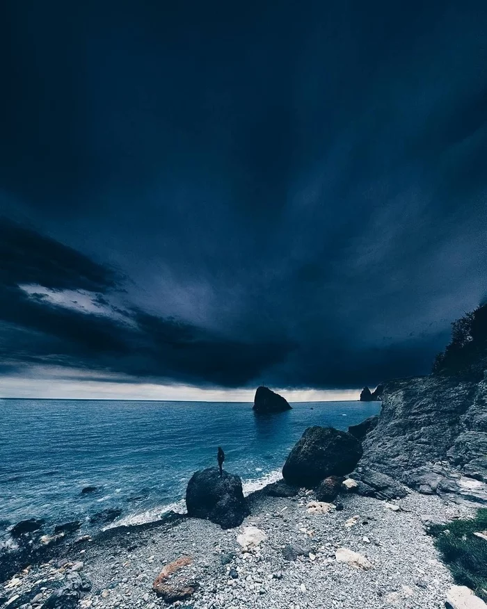 Crimea - Crimea, Sevastopol, Balaclava, Nature, Sea, The rocks, Sky, Longpost