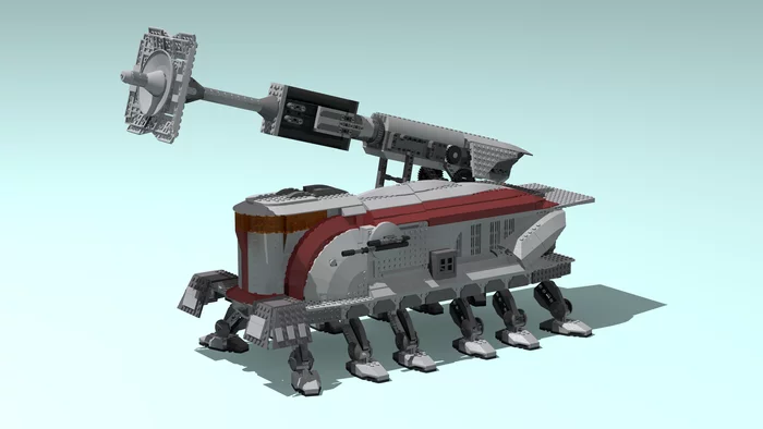 Lego Star Wars SPHAT (Lego Star Wars Clone Artillery) - My, Lego, Star Wars, Constructor, Games, Ldd, Toys, Longpost