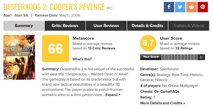 Little Bit Game  |  Desperados III - My, Games, Computer games, Hast, Little bit game, Game Reviews, Desperados, Video, Longpost