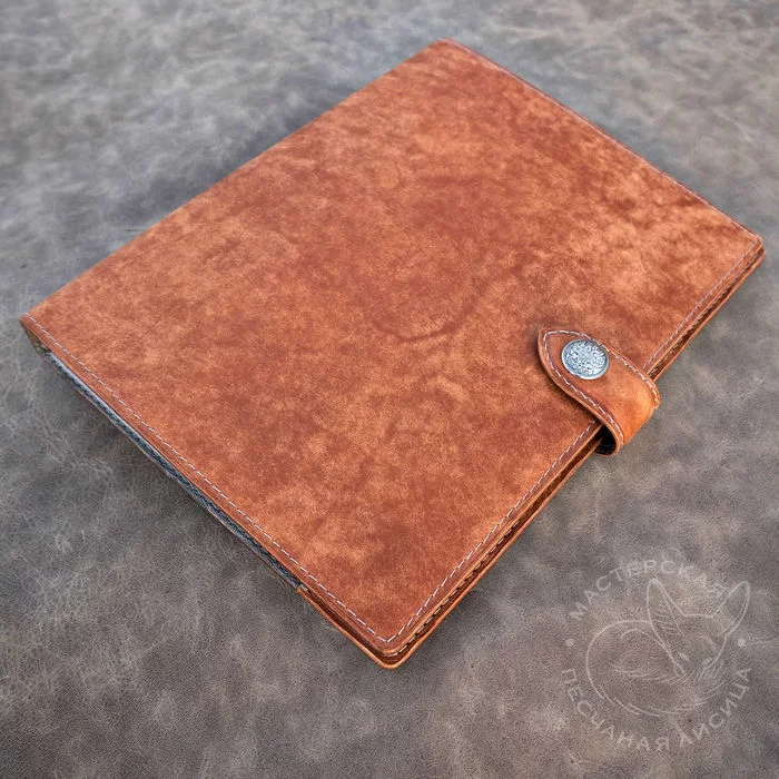 Folder. Just a folder :o) - My, Handmade, Leather, With your own hands, Longpost, Needlework without process, Folder, Craft