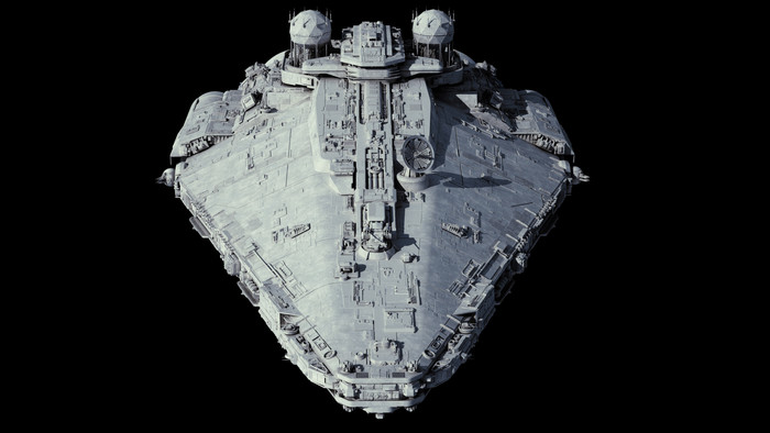 Fulgor Class Pursuit Frigate Star Wars, Ansel Hsiao, 3D , 