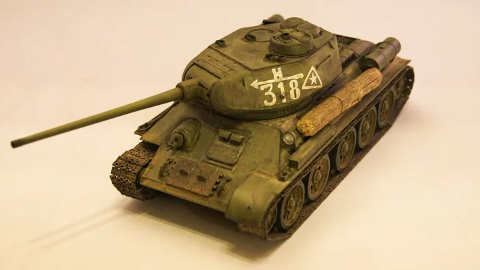 T-34/85 mod. 1944 - My, Stand modeling, T-34, Longpost