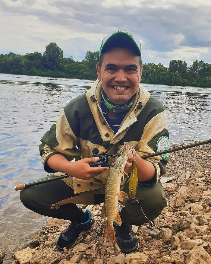 Fishing anti-record - My, Fishing, Bashkortostan, Whiteriverufa, Pike, Belaya River