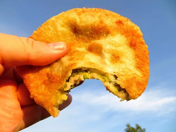 Fried pies with zucchini and minced meat - My, Recipe, Pie, Cooking, Food, Dough, Other cuisine, Video, Longpost, Pies, Video recipe