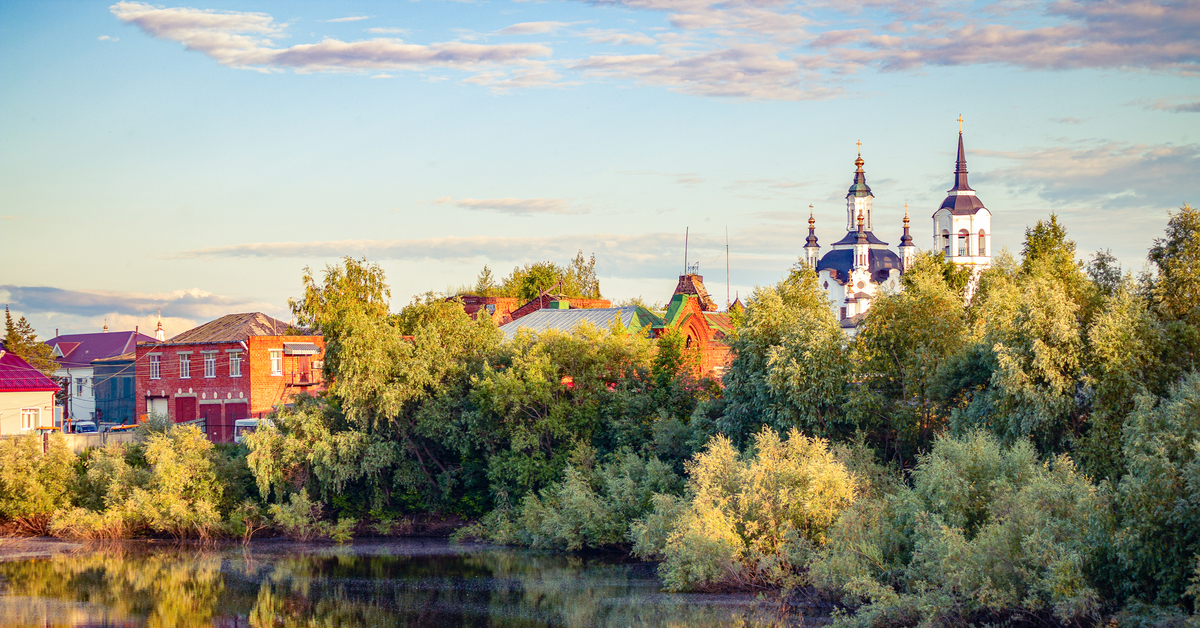 Тобольск вечерний фото