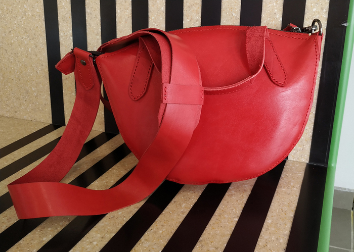 Сумка женская. Натуральная кожа Женская сумка, Рукоделие, Ручная работа, Кожа, Тренд, Длиннопост, Рукоделие без процесса