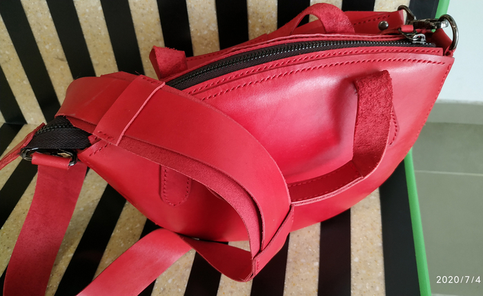 Сумка женская. Натуральная кожа Женская сумка, Рукоделие, Ручная работа, Кожа, Тренд, Длиннопост, Рукоделие без процесса