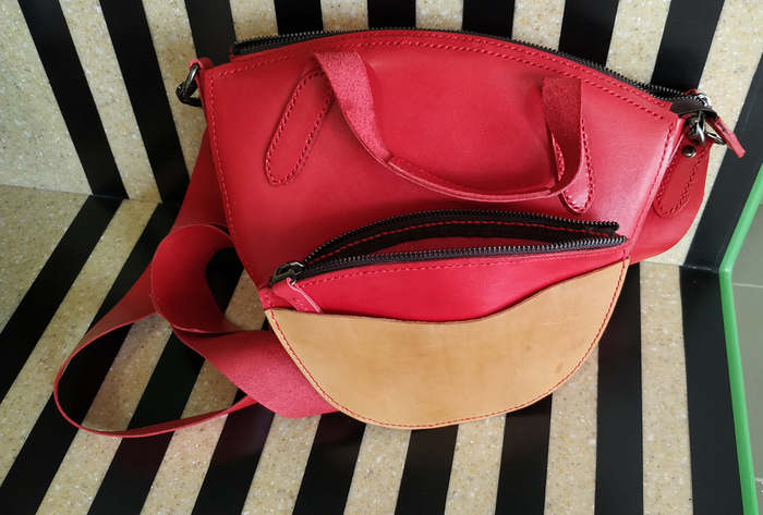 Сумка женская. Натуральная кожа Женская сумка, Рукоделие, Ручная работа, Кожа, Тренд, Длиннопост, Рукоделие без процесса