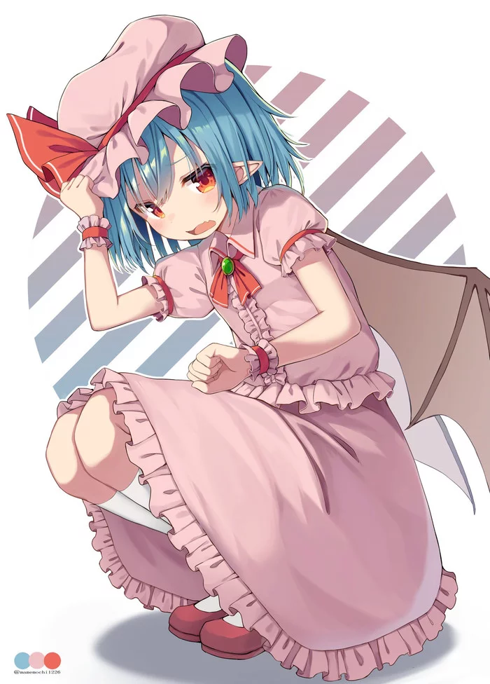 Remilia Scarlet - Touhou, Anime Art, Аниме, Remilia Scarlet, Mamemochi