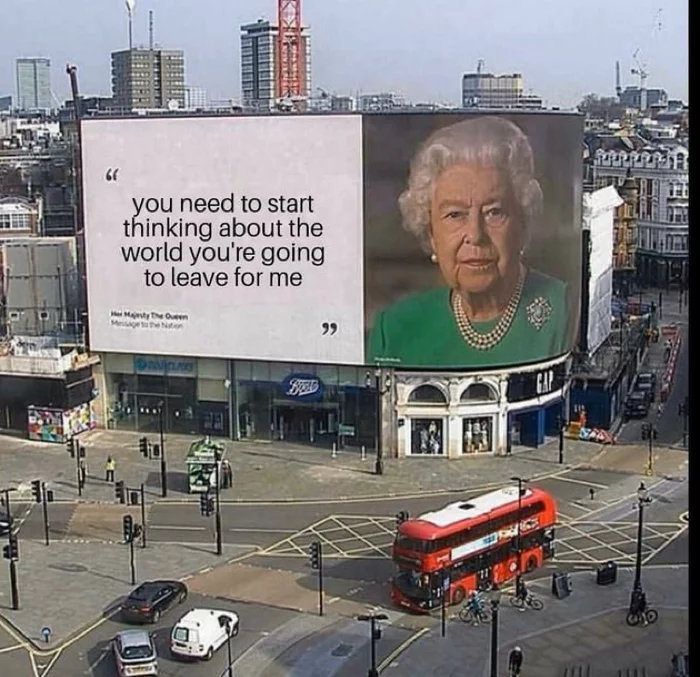 Caring for the environment - Humor, 9GAG, Great Britain, Queen Elizabeth II, Queen