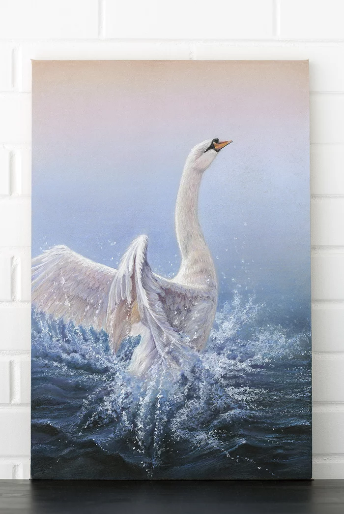 Flapping Your Wings - My, Images, Painting, Artist, Creation, Art, Drawing, Birds, Sea