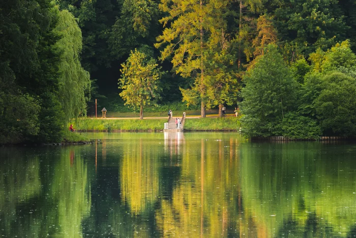 A beautiful day in Tsaritsyno - My, The photo, Tsaritsyno, Moscow, The park, Water, Light, Canon, Pond