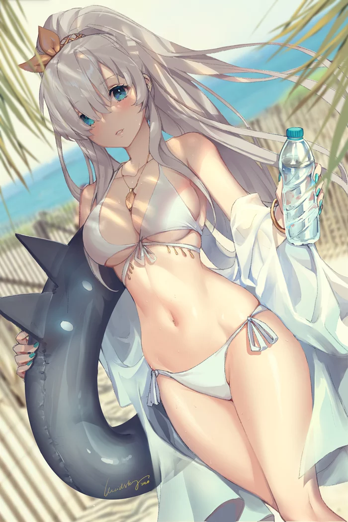 Anastasia - NSFW, Anime, Anime art, Fate, Fate grand order, Anastasia Romanova, Swimsuit, Breast, Longpost