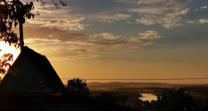 Поездка на дачу Природа, Пенза, Дача, Красота, Закат, Фотография, Мобильная фотография, Длиннопост