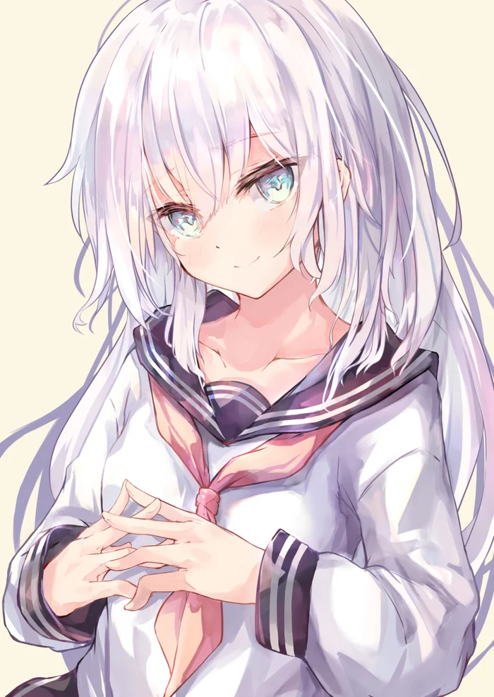 Hibiki - Anime, Art, Anime art, Kantai collection, Hibiki, Girls